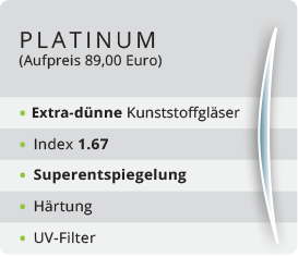 PLATINUM (Aufpreis 89,00 Euro)